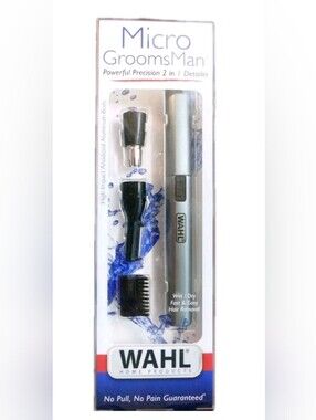 Wahl Nose Ear Trimmer Neck Hair Beard Eyebrow Groomer Clippers Micro Personal